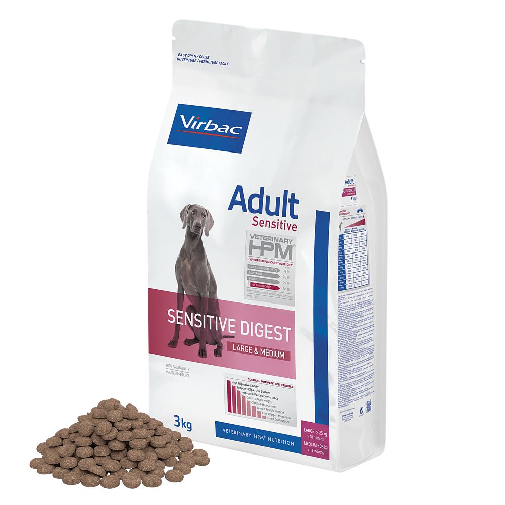 Adult Sensitive Digest Dog Large & Medium 3 kg von Virbac