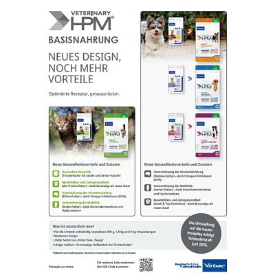 HPM Flyer Revamping von Virbac