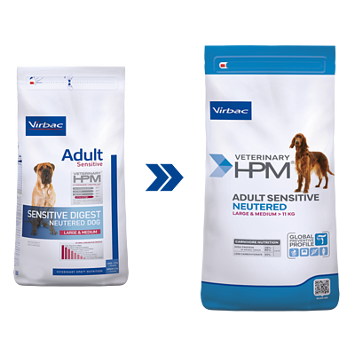 Adult Sensitive Neutered Dog Large & Medium von Virbac